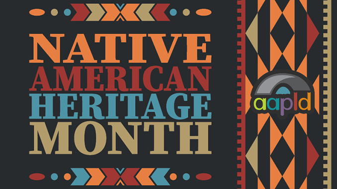 Native American Heritage Month at AAPLD logo