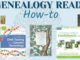 Genealogy Reads – How-to