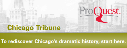 Chicago Tribune 1849 - 1998 logo banner